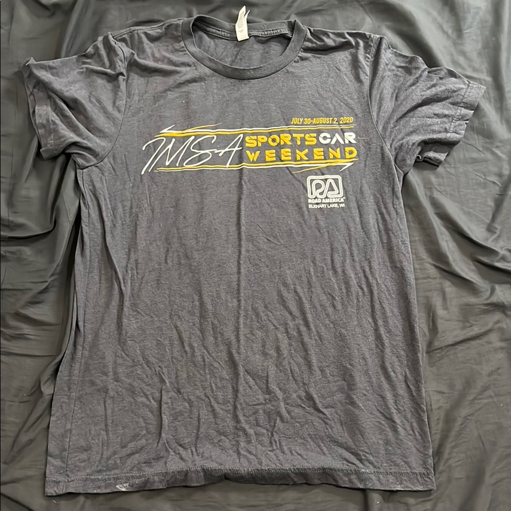 Road America IMSA 2020 Gray Short Sleeve Tee